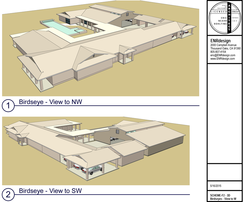 Presentation-2 - CAD renderings - Showcar Garage & Guest Suite Addition - ENR architects, Granbury, TX 76049